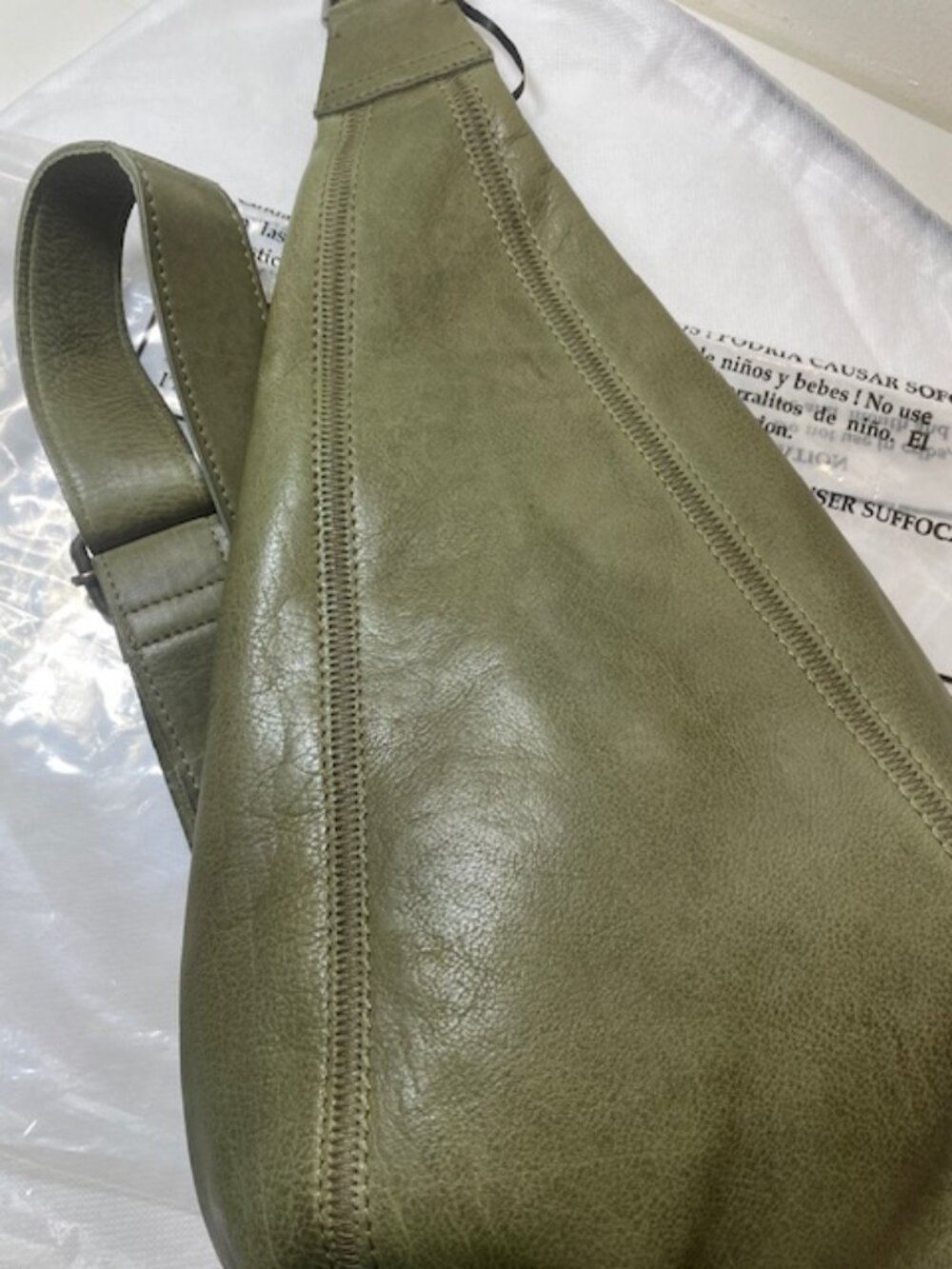 Latico Leathers Hippie Sling Large Moss Brand NEW